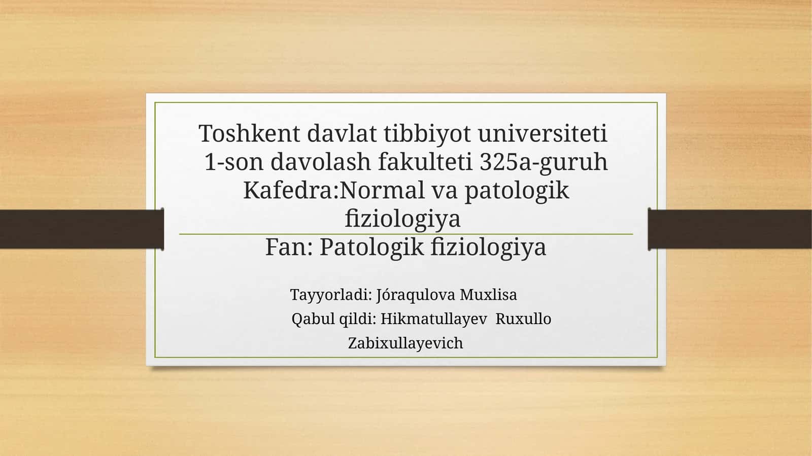 Essensial gipertoniya patogenezining zamonaviy aspektlari