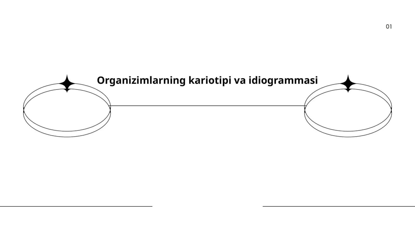 Organizimlarning kariotipi va idiogrammasi