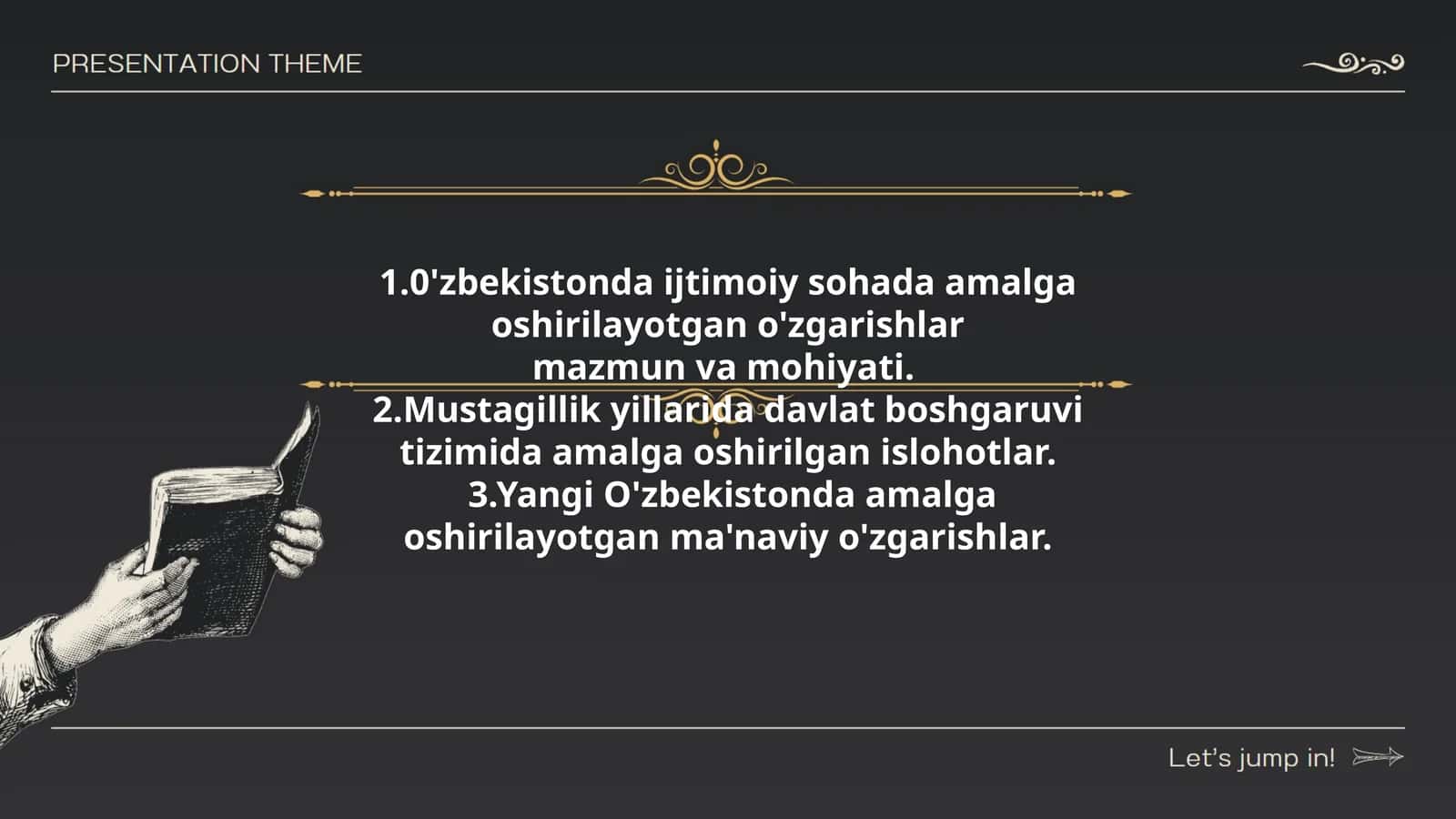 Uzbekistonda ijtimoiy sohada o'zgarishlar