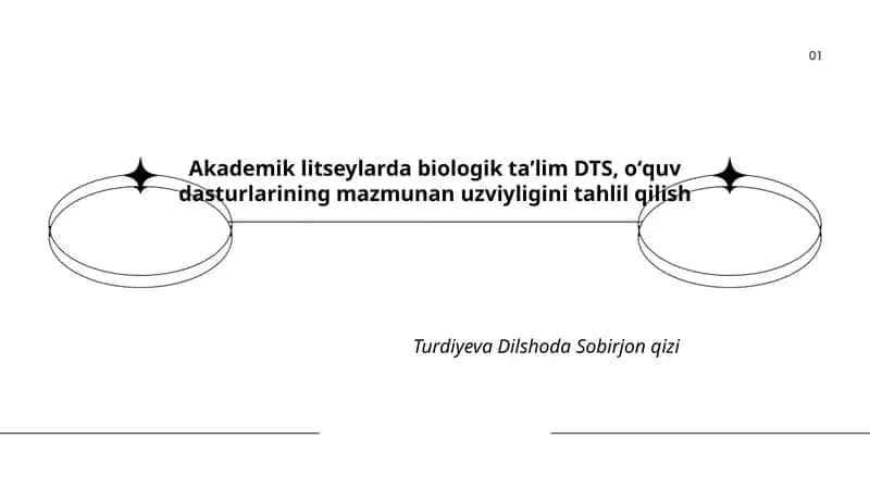 Biologik taʼlimning davlat taʼlim standartiga muvofiqligini tahlil qilish