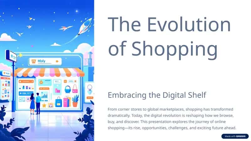 The Evolution of Shopping