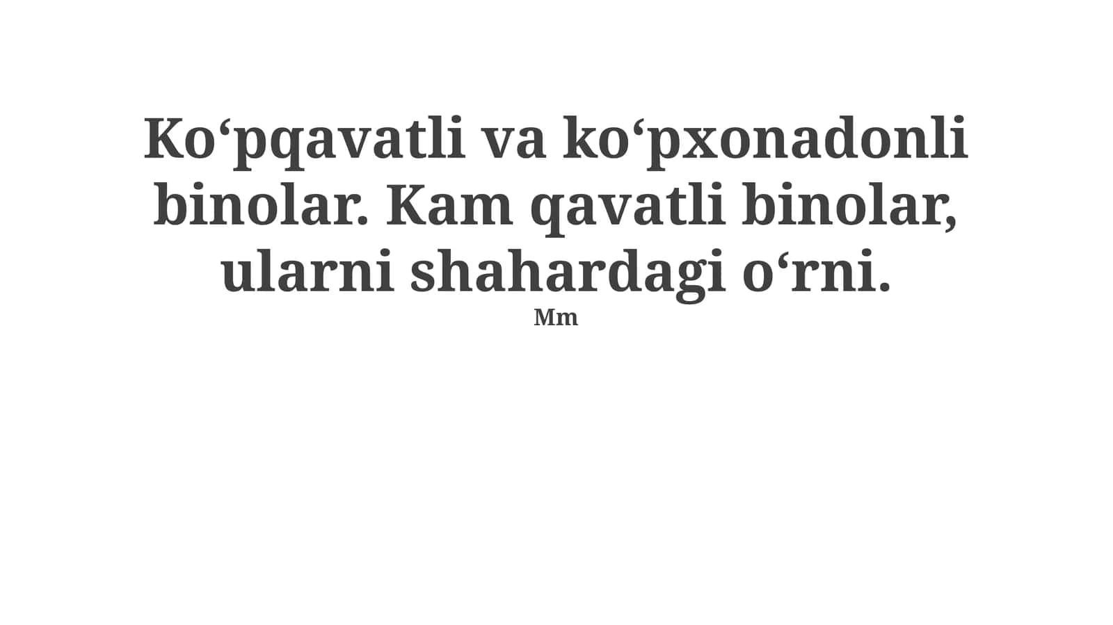 Ko'p qavatli va ko'p kvartirali binolar