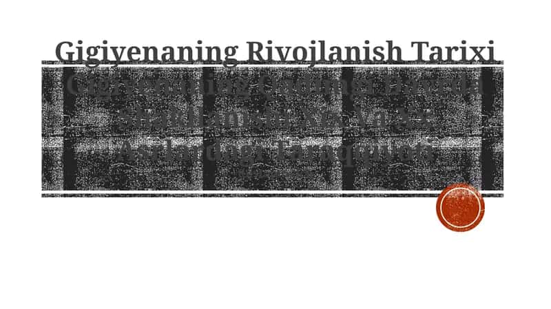 Gigiyenaning Rivojlanish Tarixi