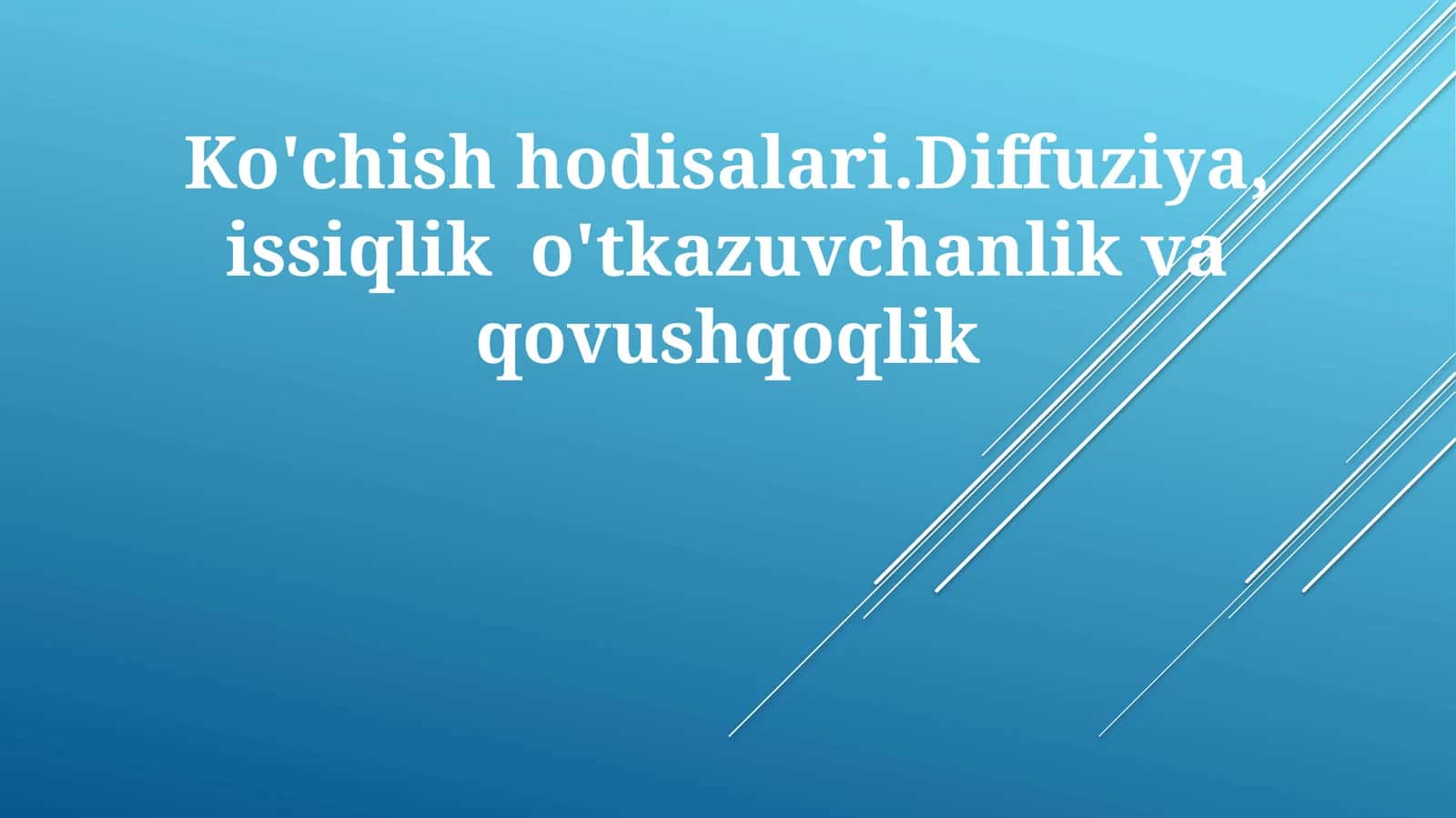 Ko'chish hodisalari