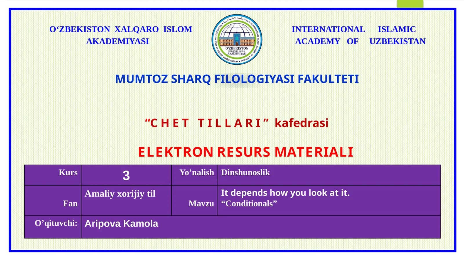 ELEKTRON RESURS MATERIALI