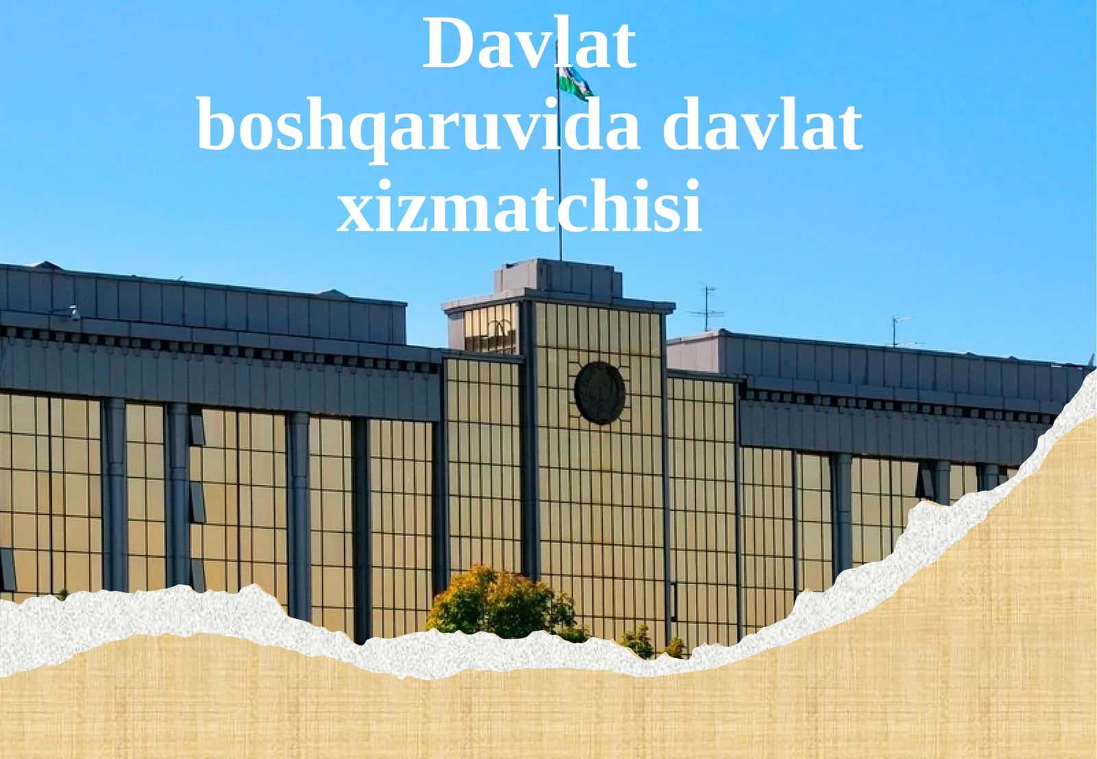 Davlat boshqaruvida davlat xizmatchisi