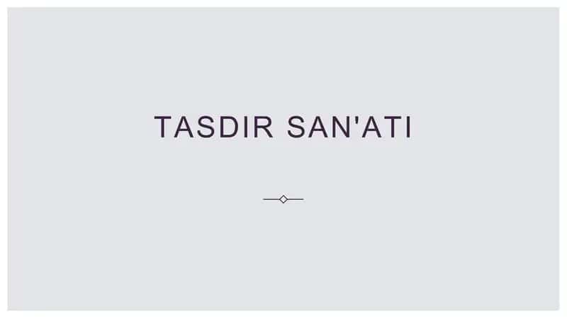 Tastir san'ati