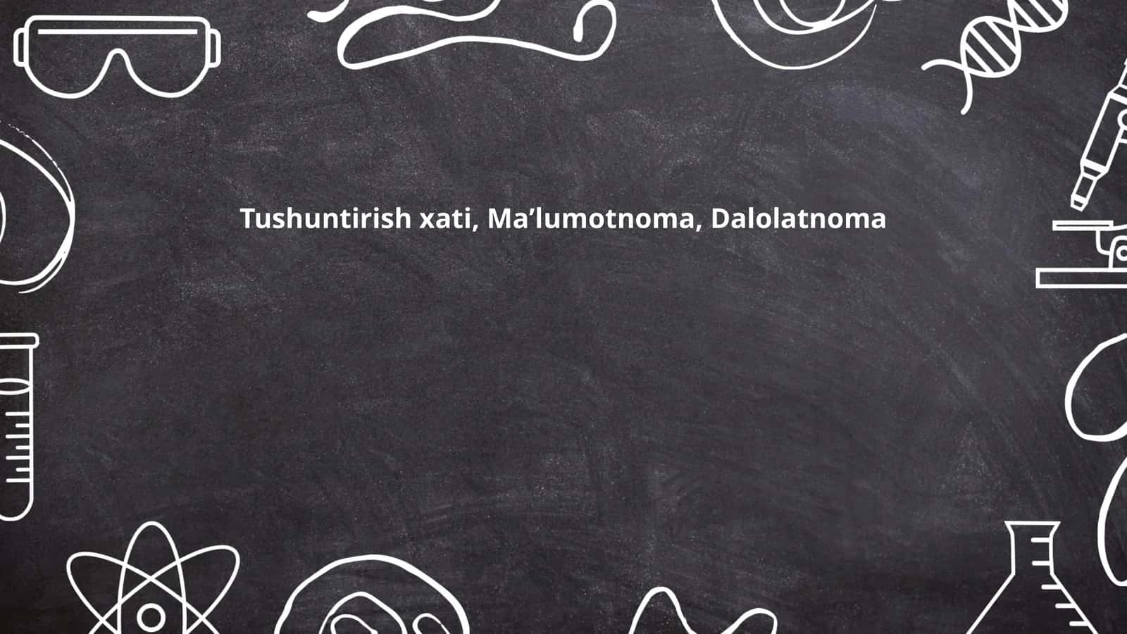 Tushuntirish xati