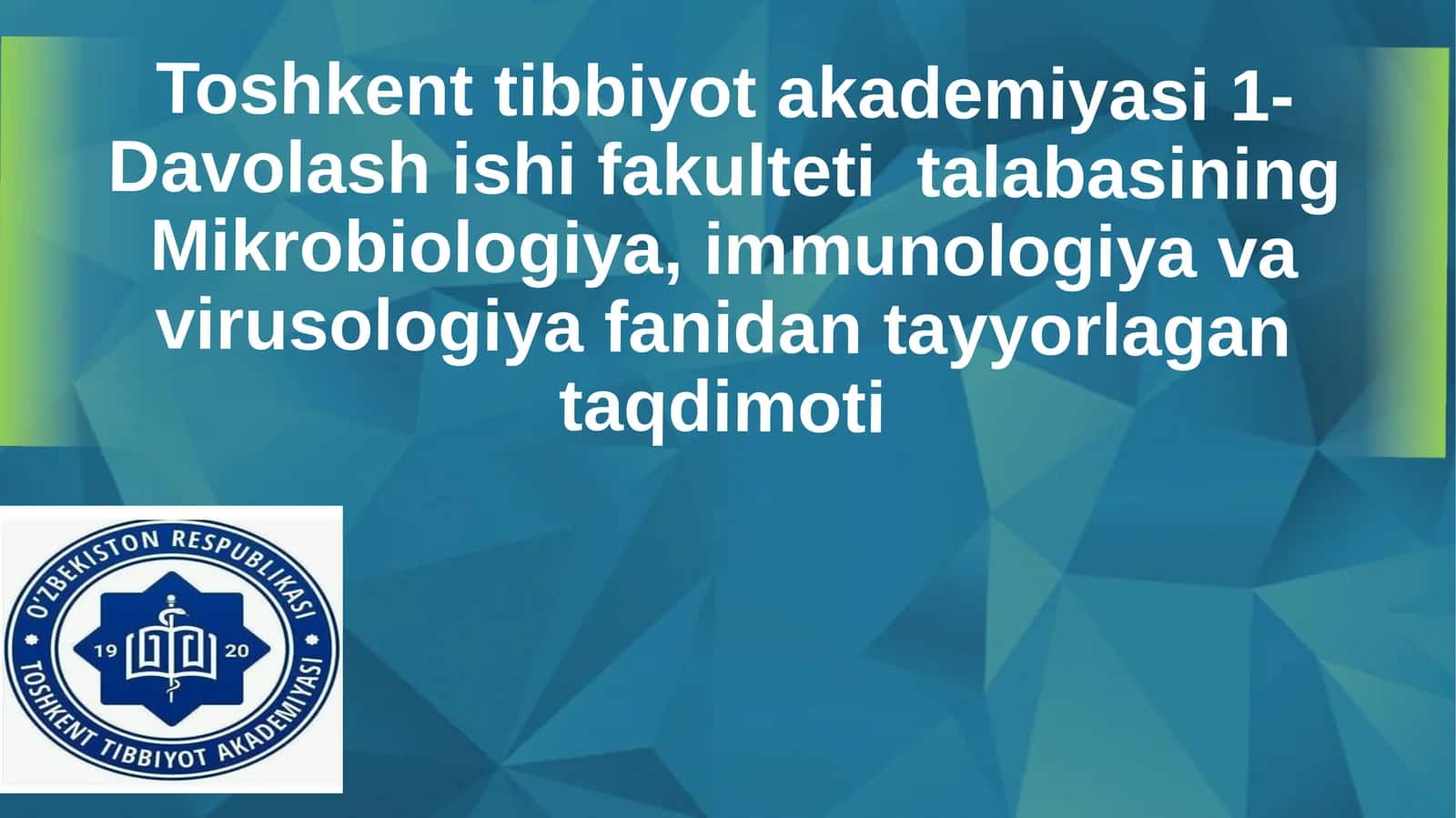 Bakteriyalarning klassifikatsiyasi, taksonomiyasi va nomenklaturasi. Berjianiqlagichi