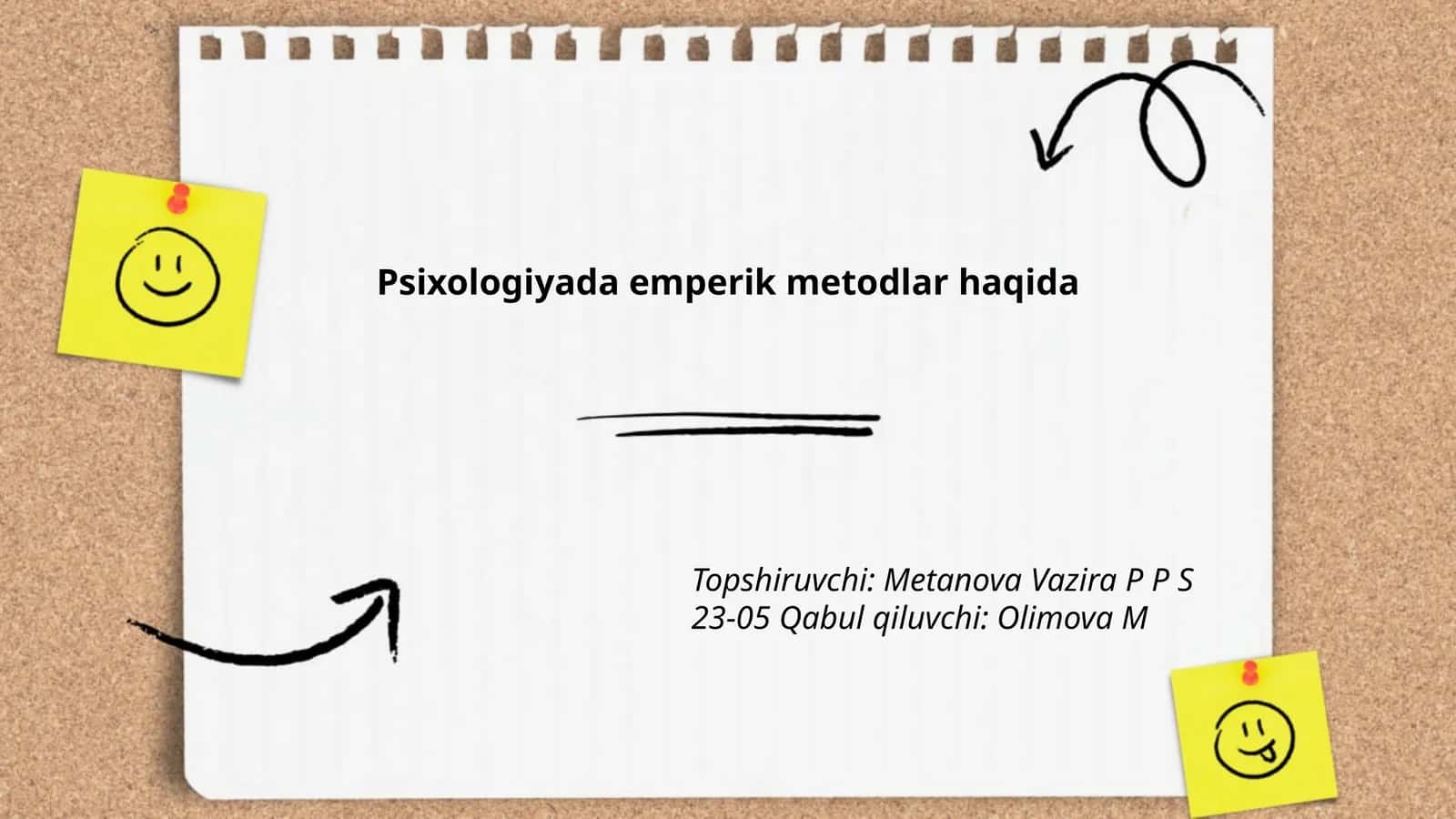 Psixologiyada emperik metodlar haqida