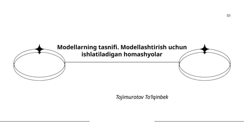 Modellarning tasnifi. Modellashtirish uchun ishlatiladigan homashyolar