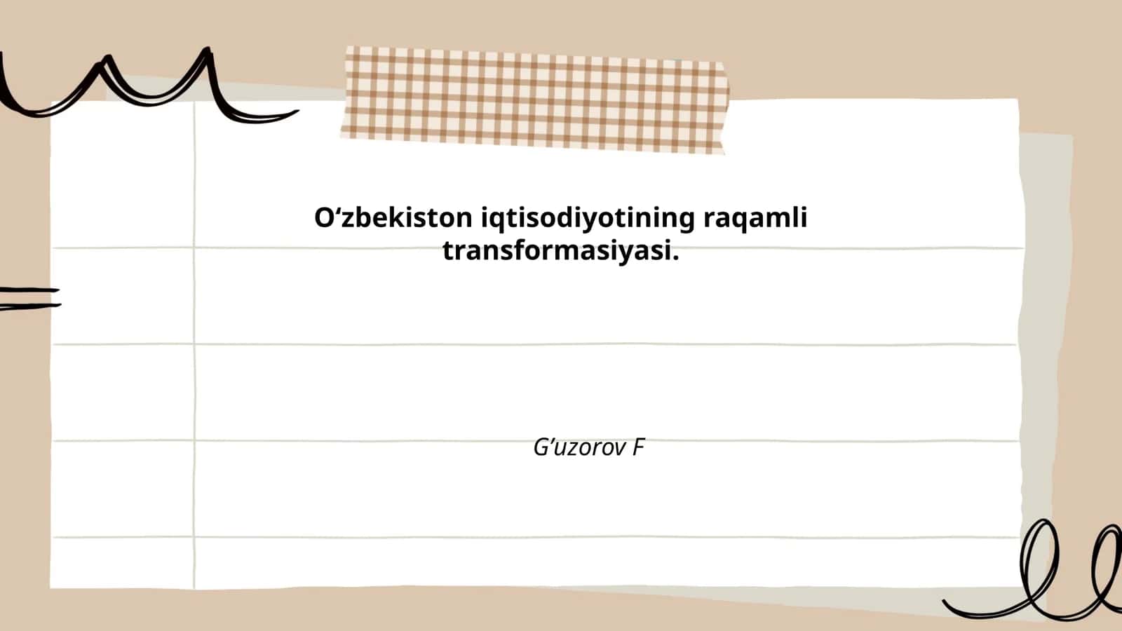 Raqamli iqtisodiyotni rivojlantirish strategiyalari