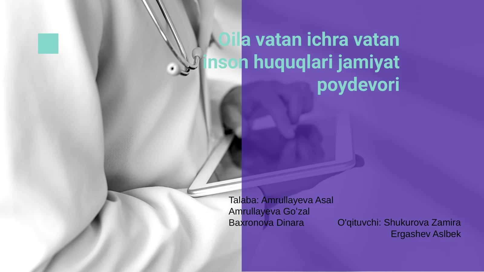 Oila vatan ichra vatan inson huquqlari jamiyat poydevori