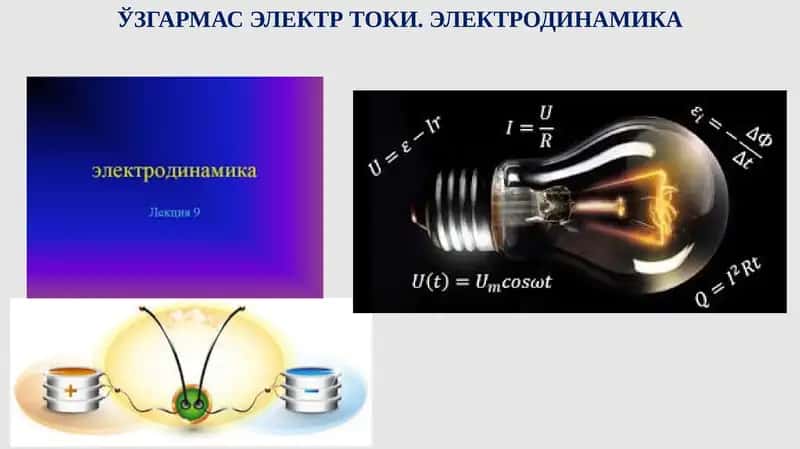 ЭЛЕКТРОДИНАМИКА