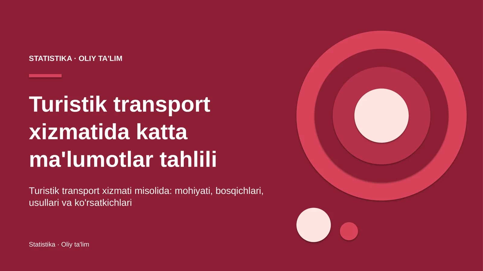 turistik transport xizmatida katta ma'lumotlar tahlili 2383