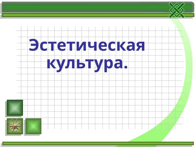 Эстетическая культура