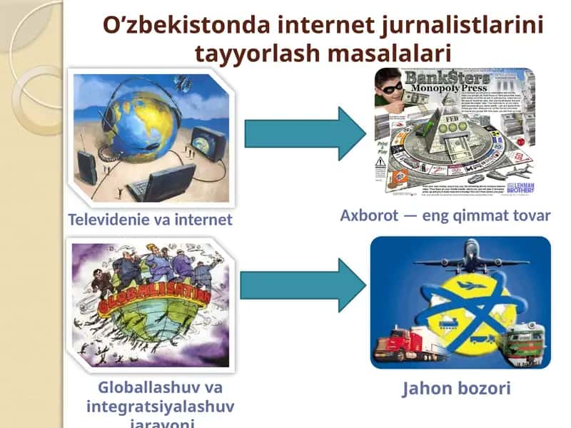 O’zbekistonda internet jurnalistlarini tayyorlash masalalari