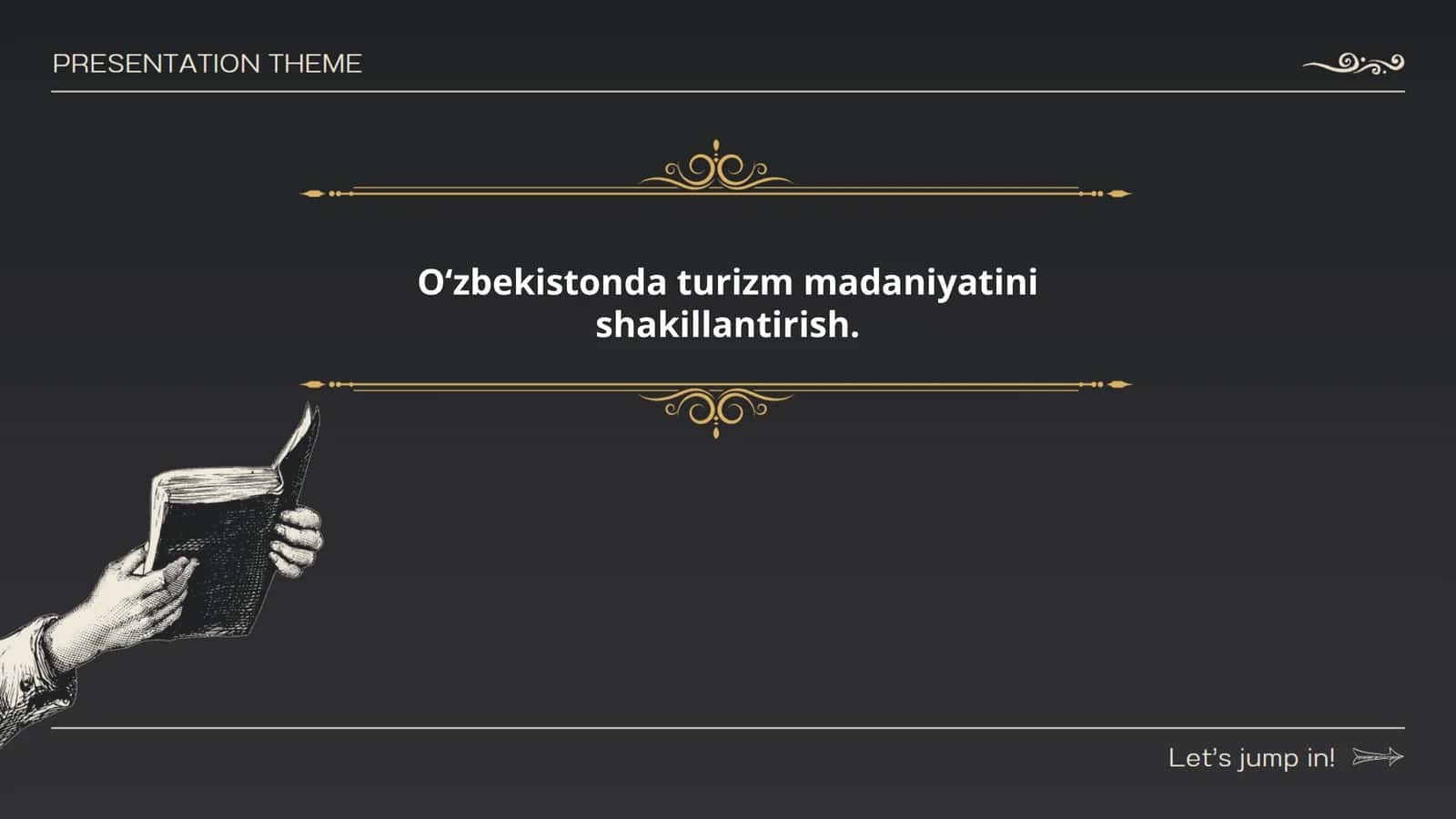 Oʻzbekistonda turizm madaniyatini shakillantirish