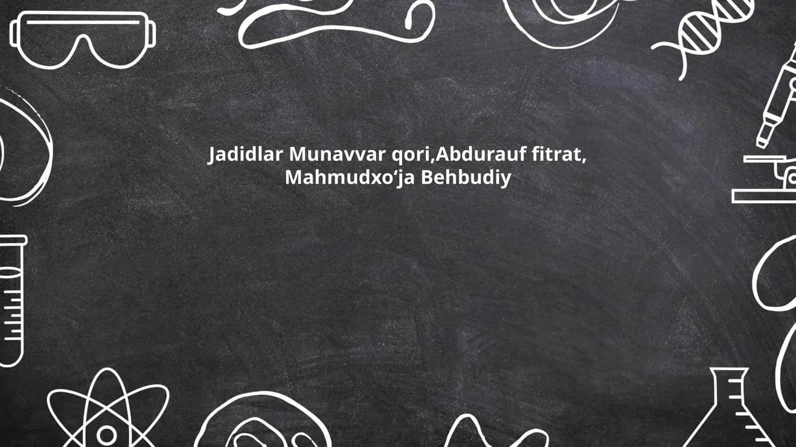 Munavvar Qori hayoti va faoliyati