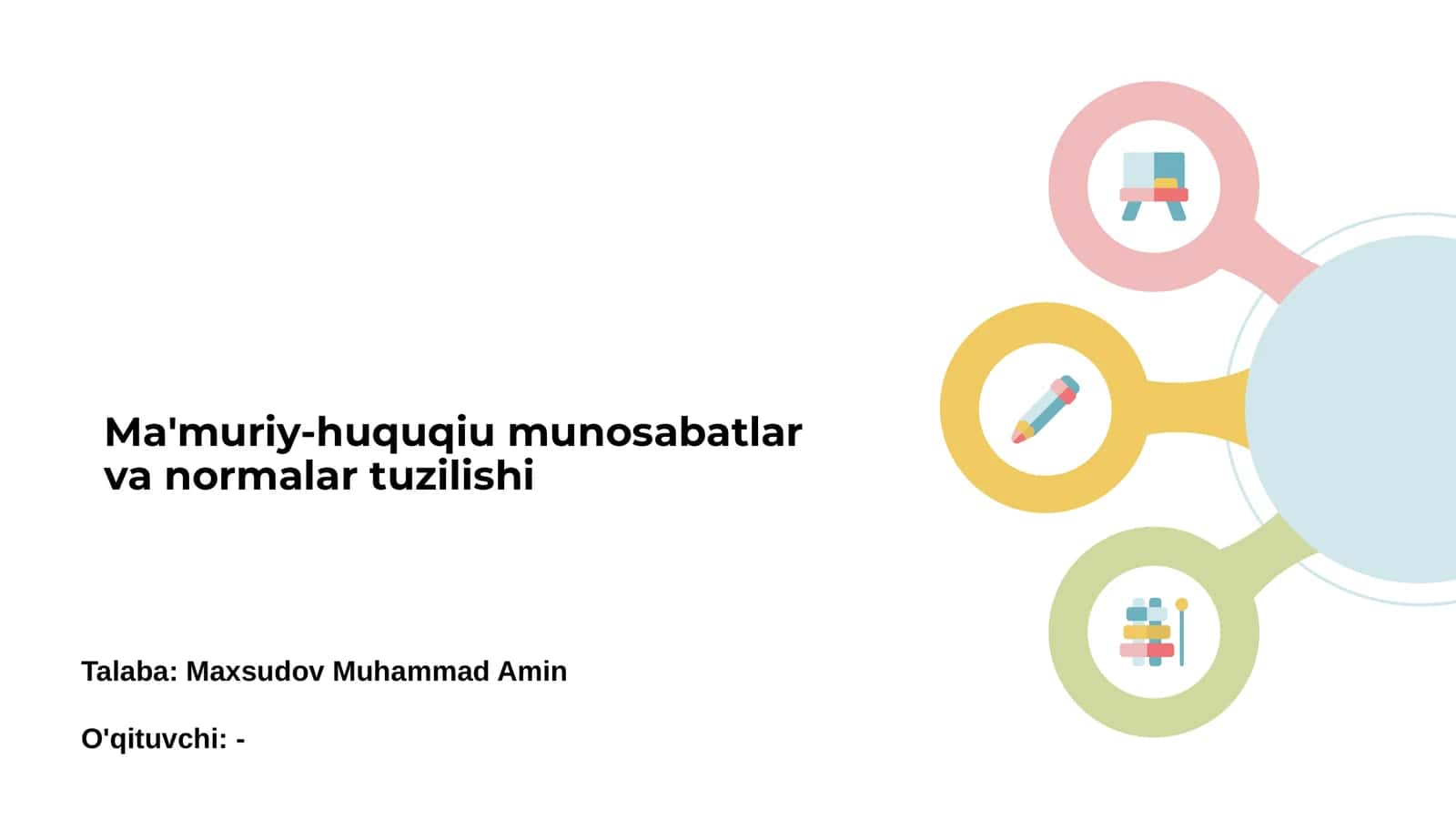 Ma'muriy-huquqiu munosabatlar va normalar tuzilishi