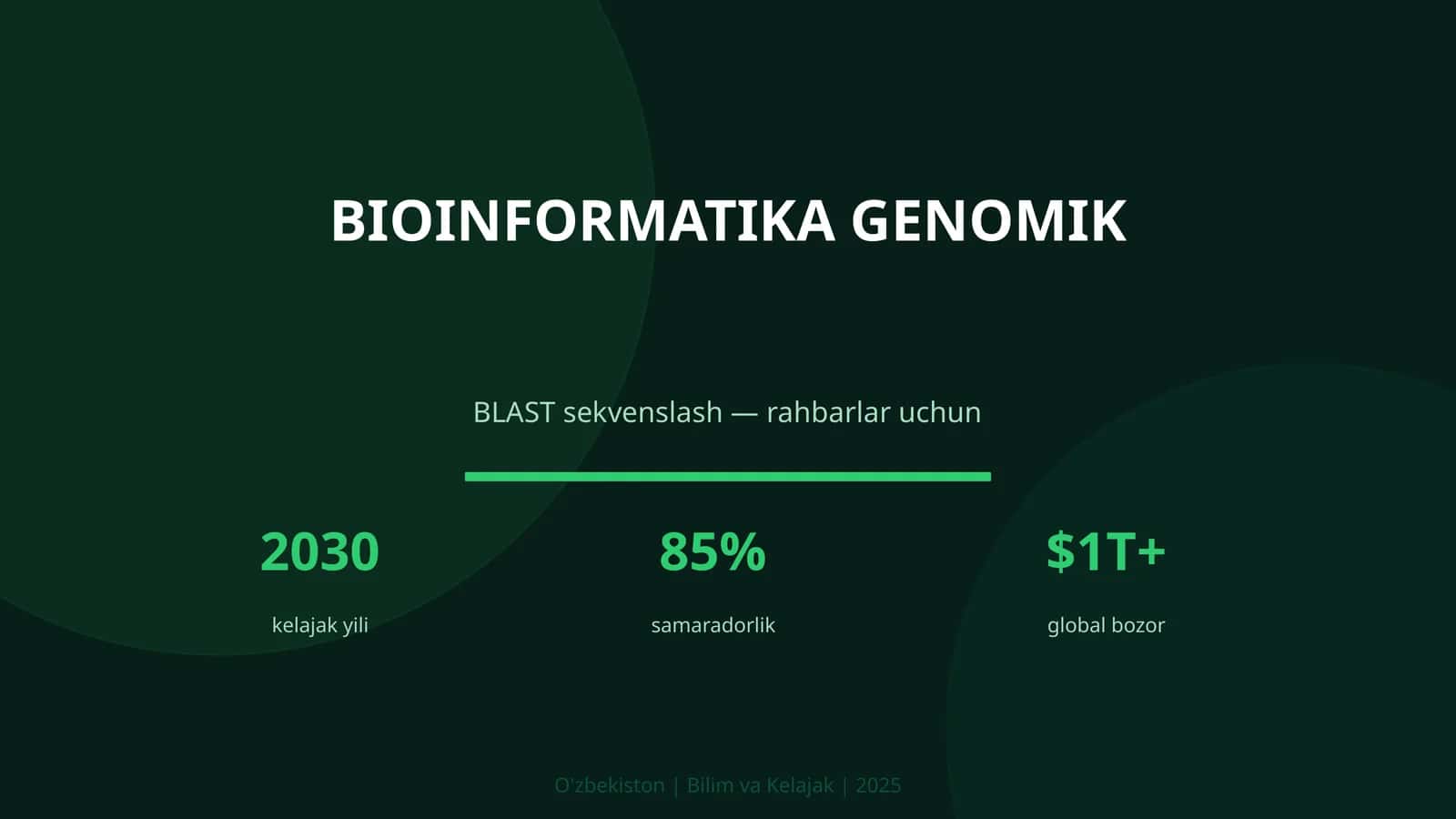 BIOINFORMATIKA GENOMIK