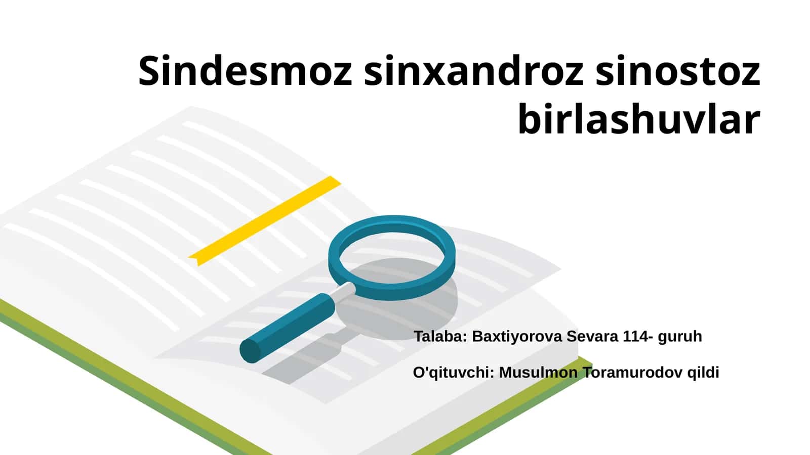 Sindesmoz sinxandroz sinostoz birlashuvlar