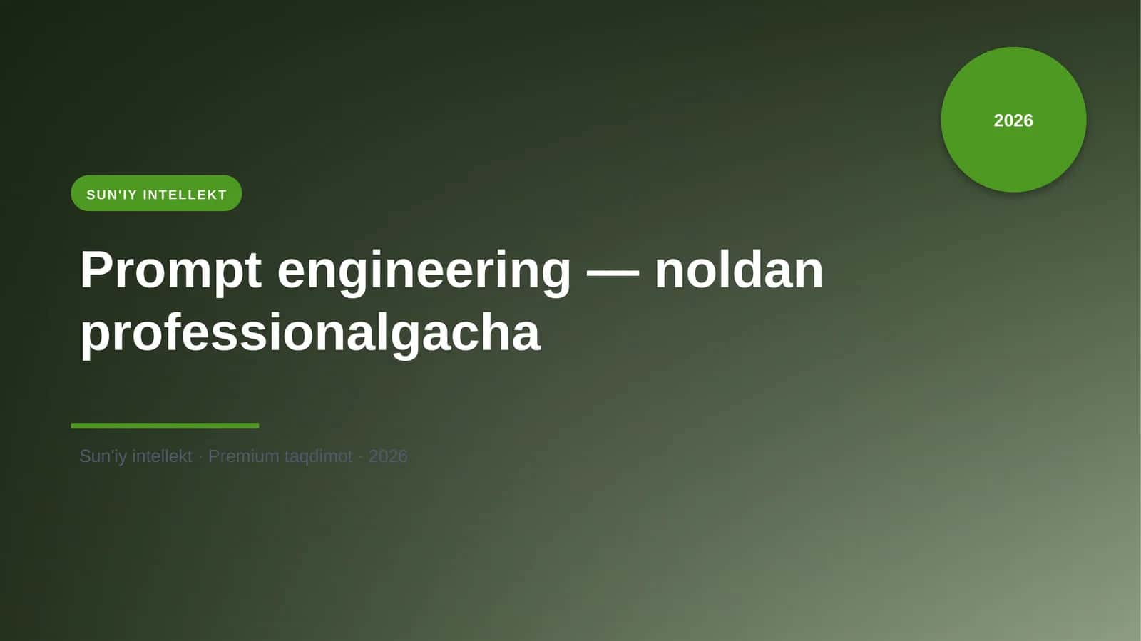 Prompt engineering — noldan professionalgacha
