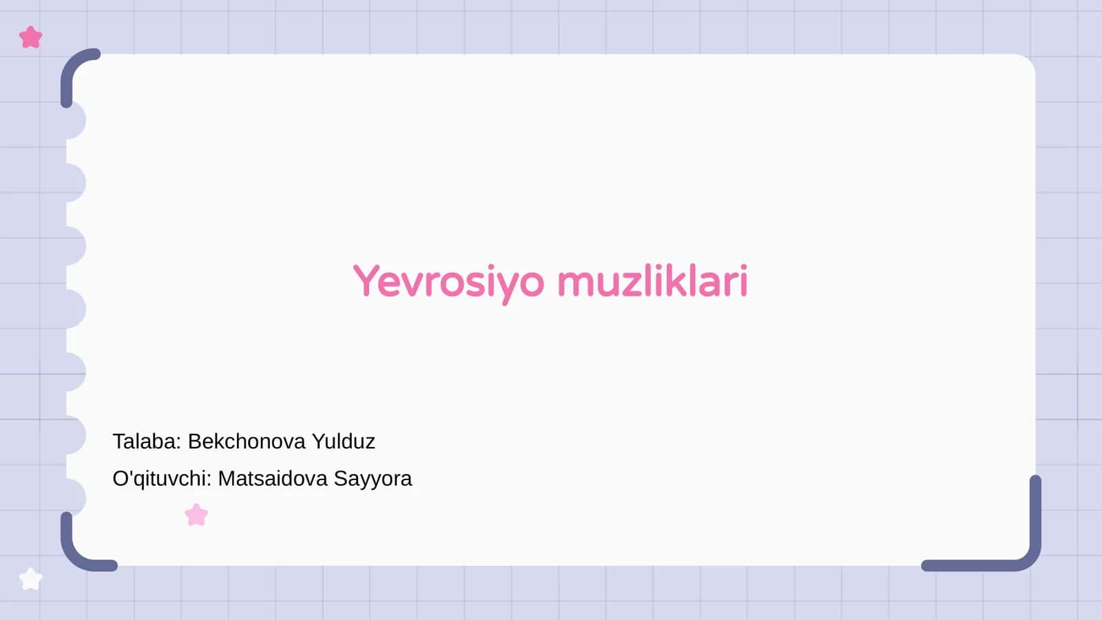 Yevrosiyo muzliklari
