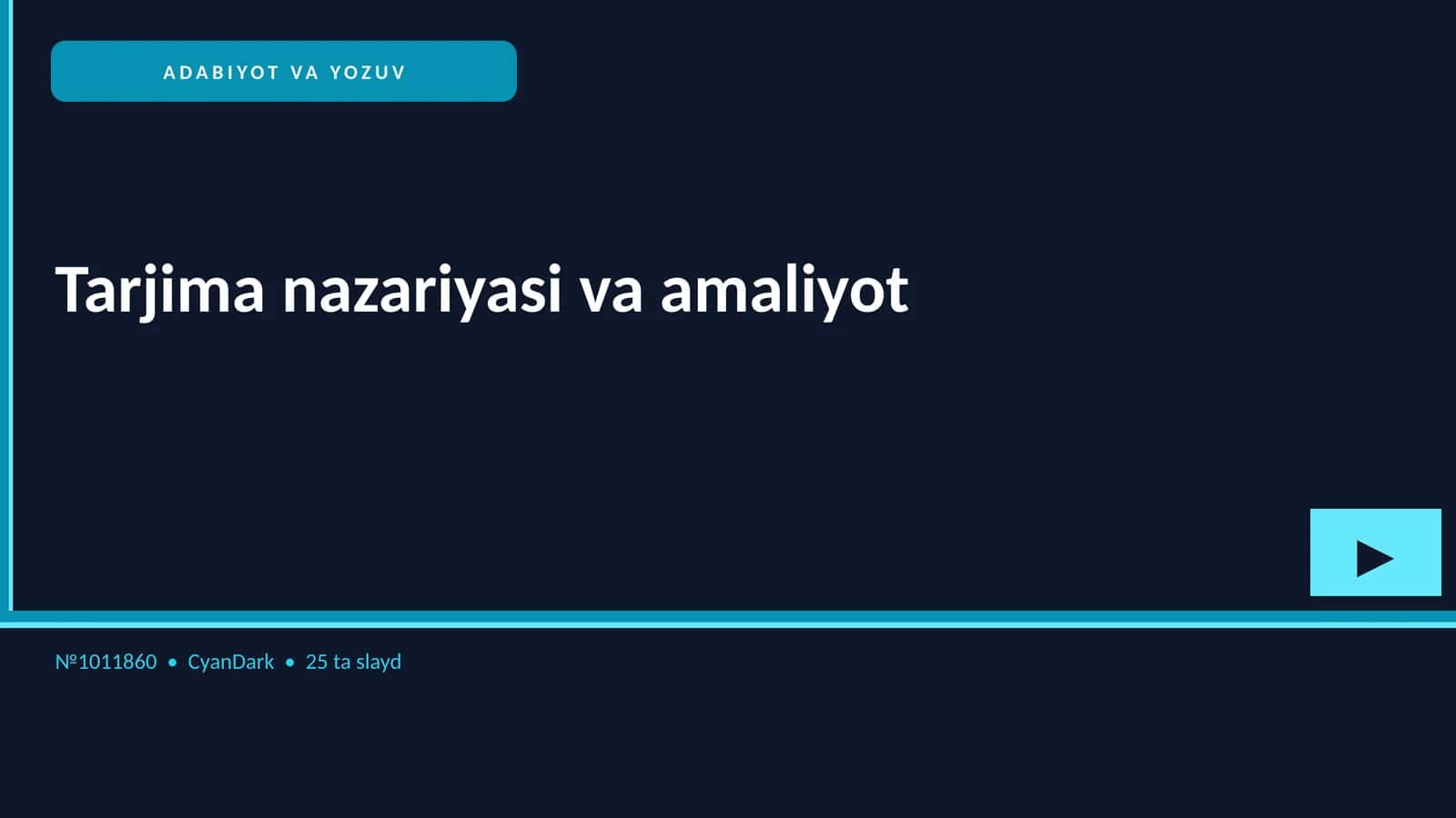 Tarjima nazariyasi va amaliyot