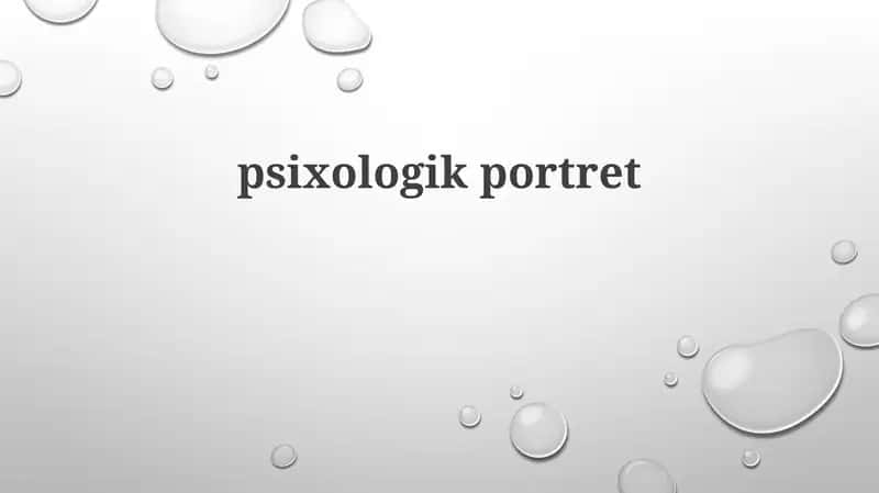 psixologikportret