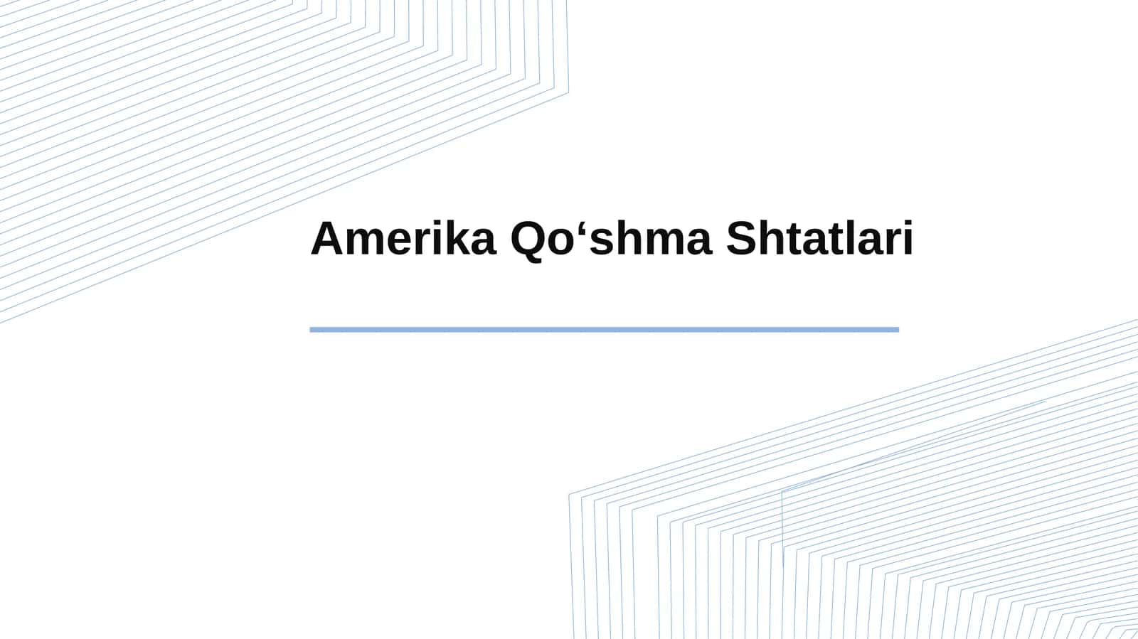 Amerika Qo‘shma Shtatlari