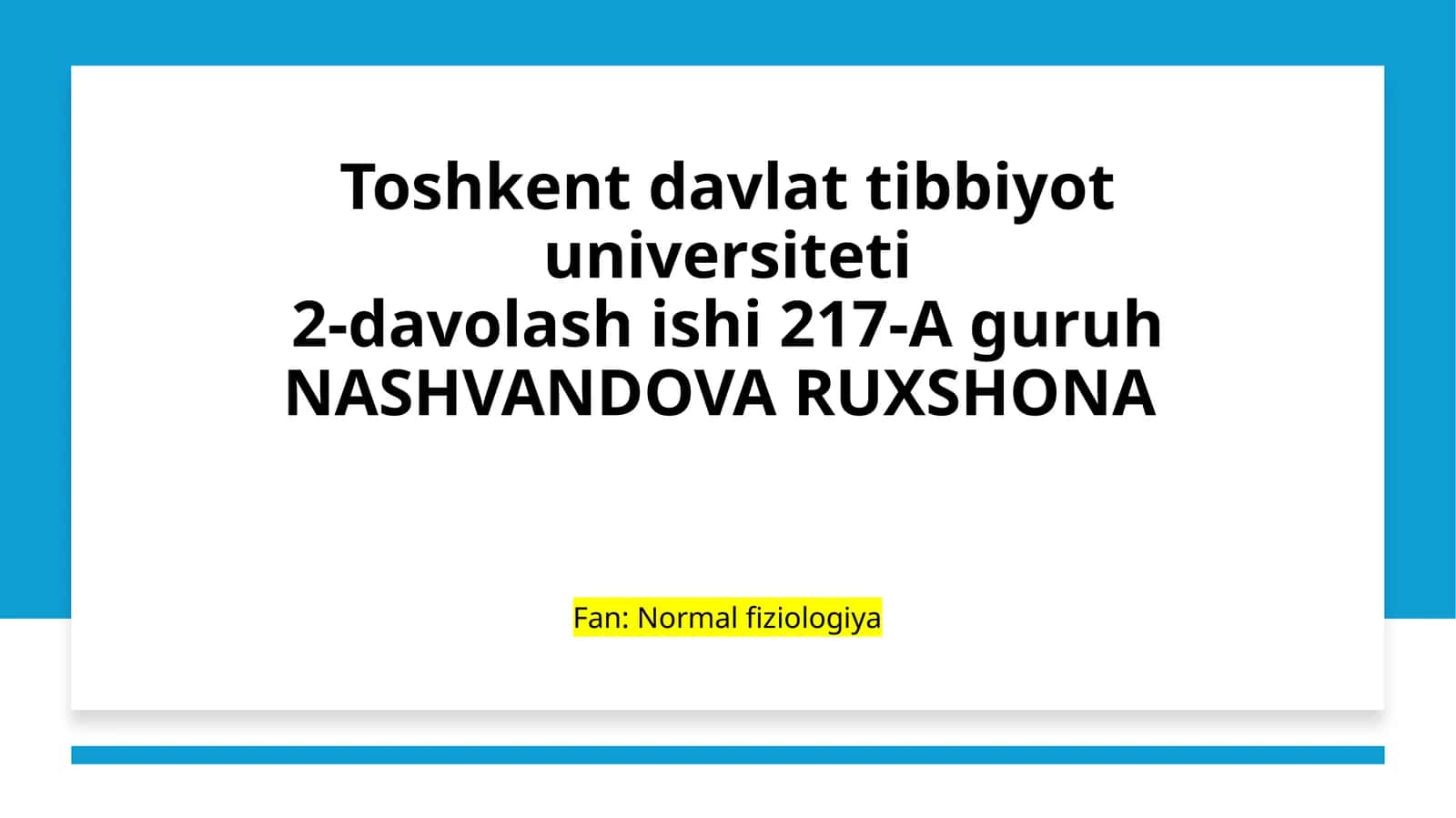 Aguruh Nashvandova Ruxshona