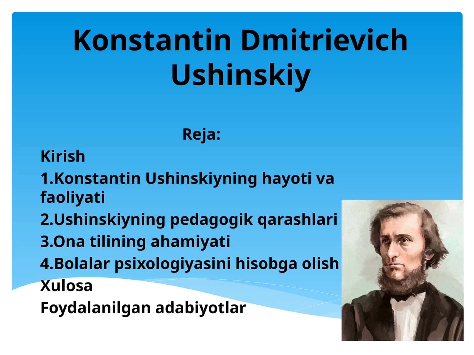 Konstantin Dmitrievich Ushinskiy