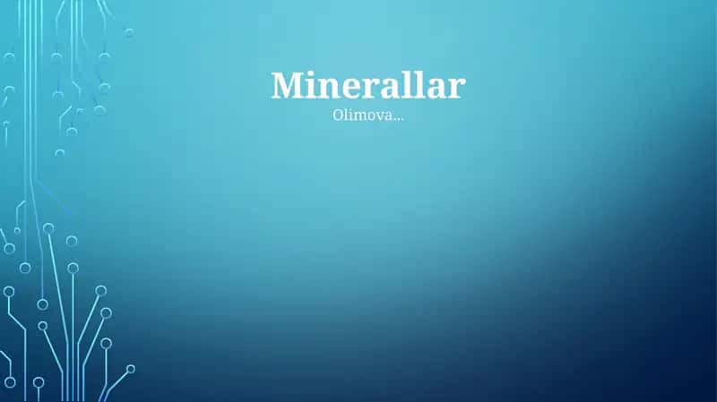 Mineral