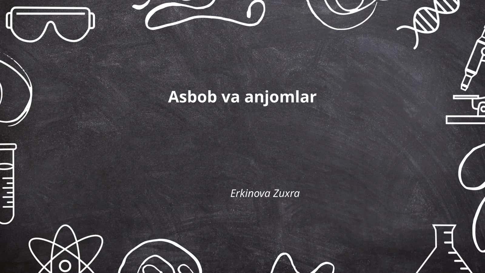 Asbob va anjomlar