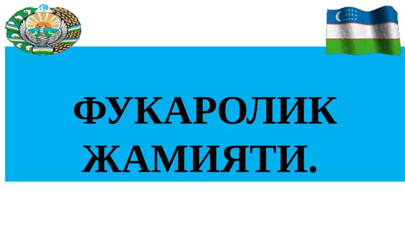 ФУКАРОЛИК ЖАМИЯТИ