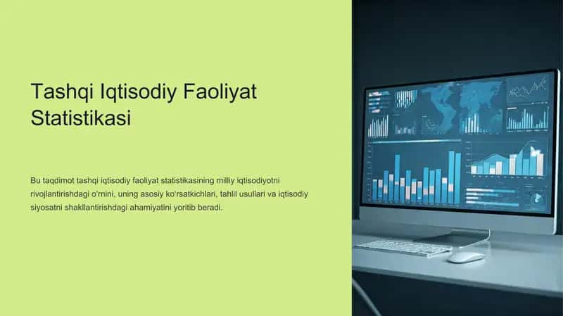 Tashqi Iqtisodiy Faoliyat Statistikasi