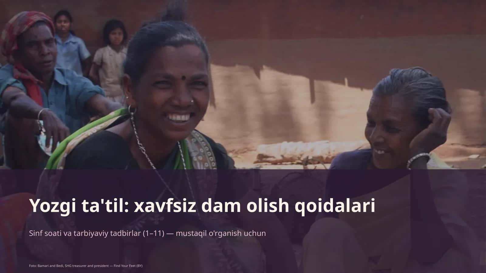 Yozgi ta'til: xavfsiz dam olish qoidalari