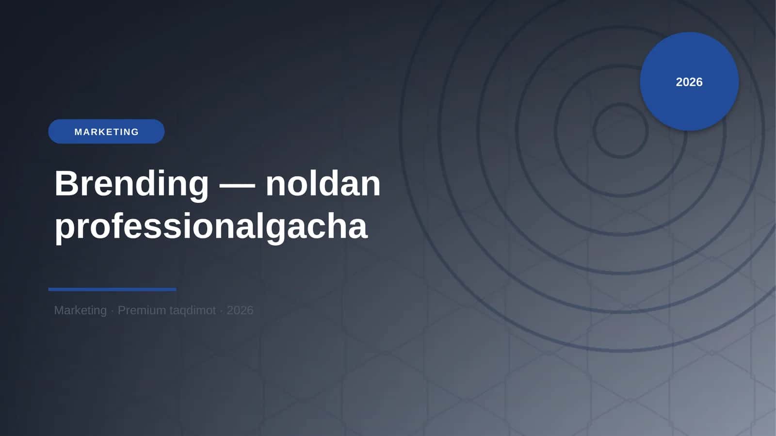 Brending — noldan professionalgacha