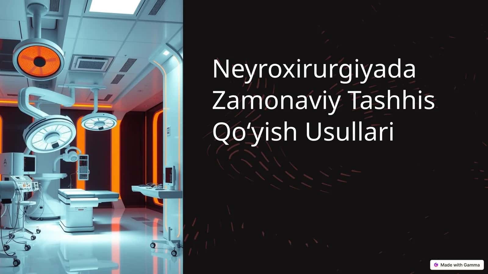 Neyroxirurgiyada Zamonaviy Tashhis Qoʻyish Usullari