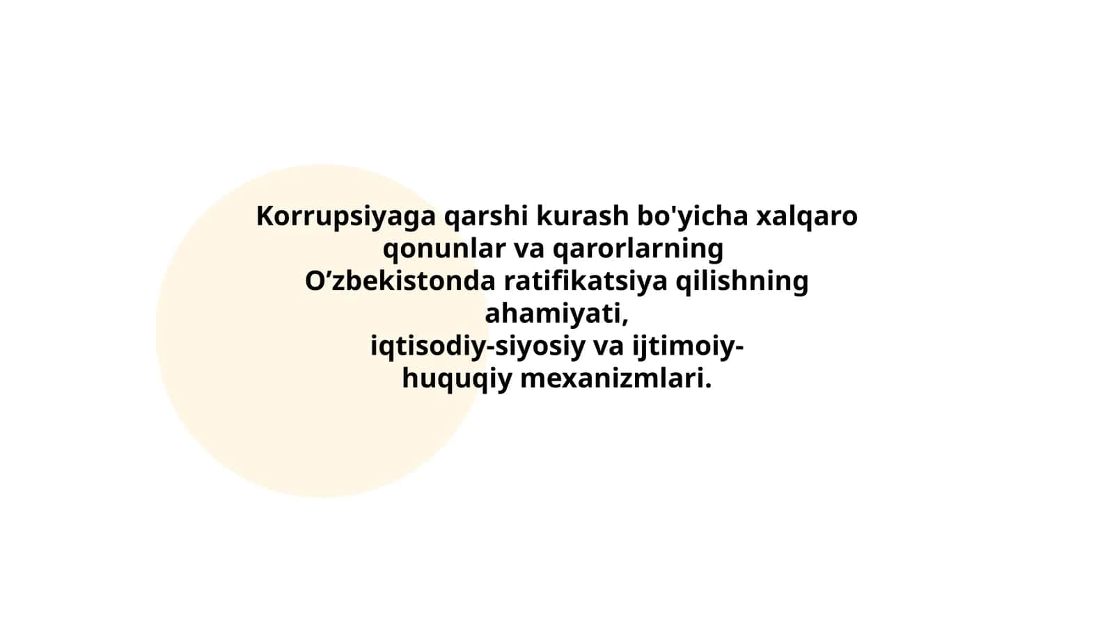 Korrupsiyaga Qarshi Kurash Bo'yicha Xalqaro Qonunlar va Qarorlar