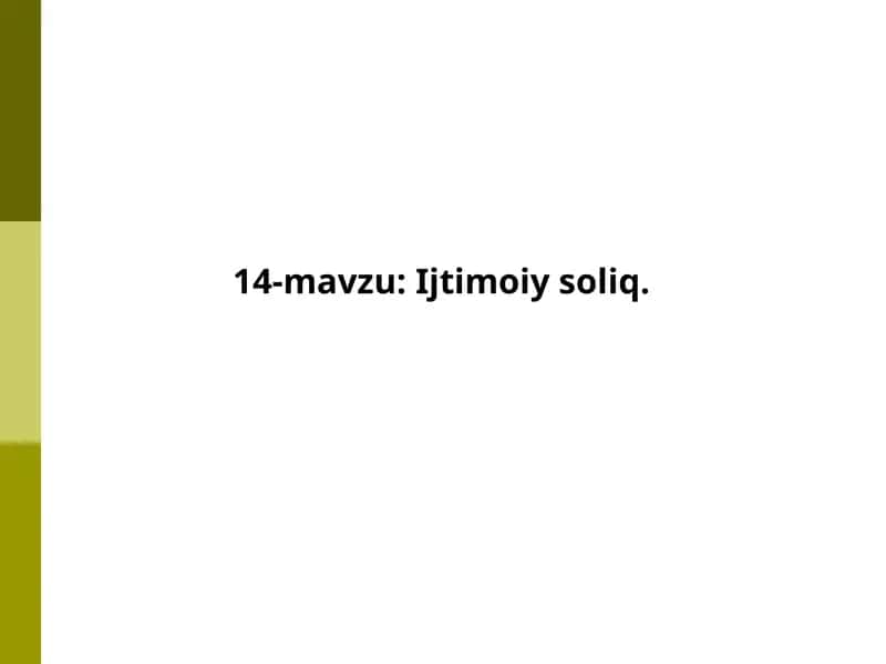 Ijtimoiy soliq