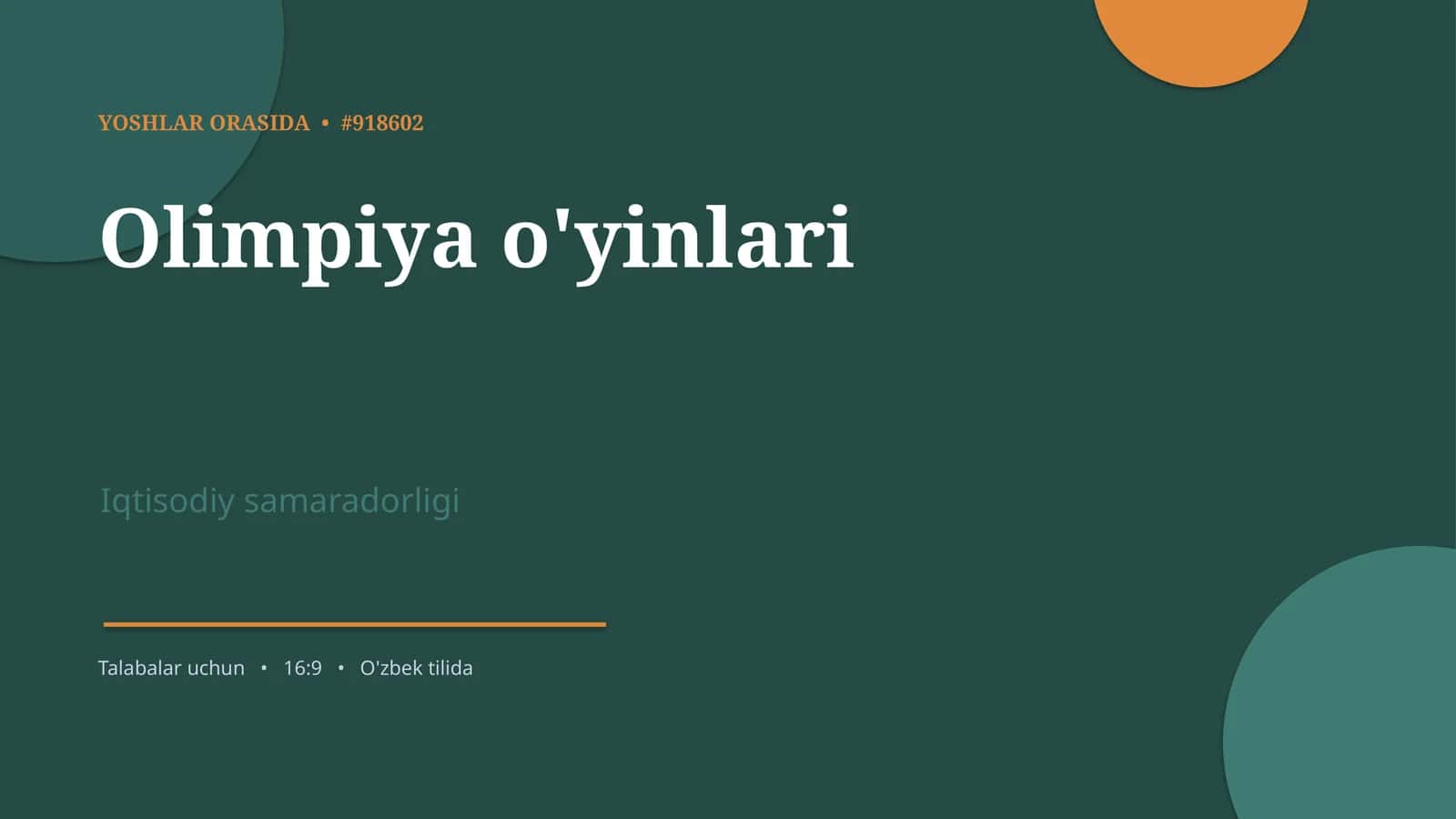 Olimpiya o'yinlari