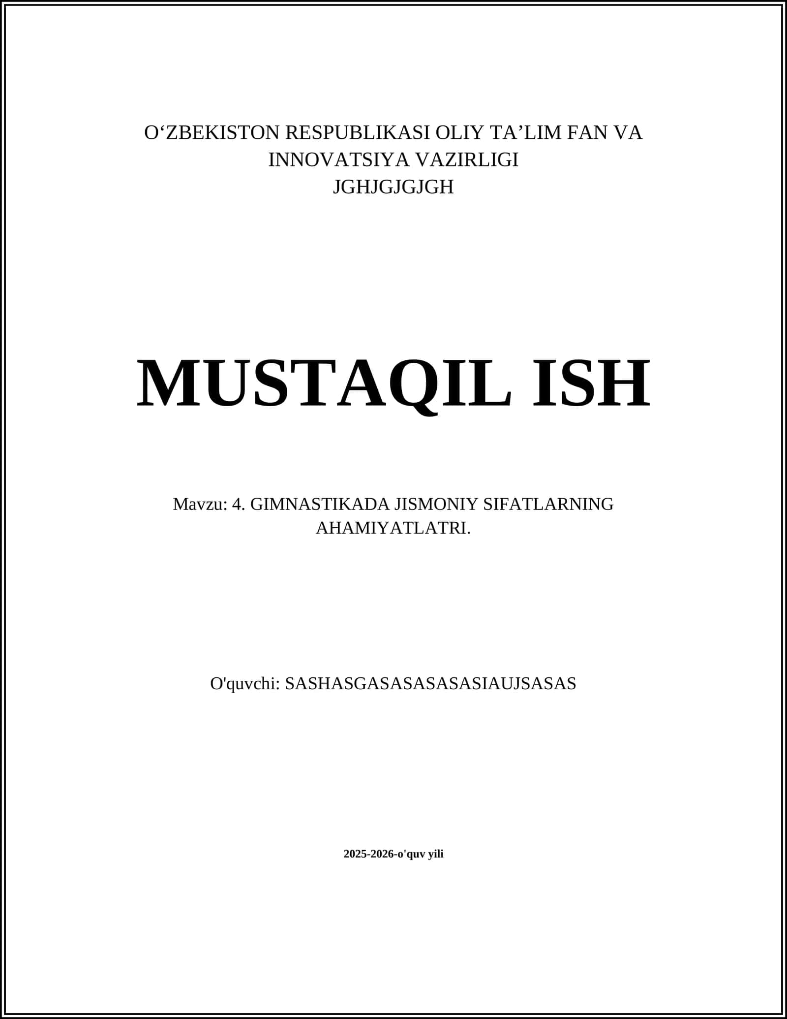 4. GIMNASTIKADA JISMONIY SIFATLARNING AHAMIYATLATRI