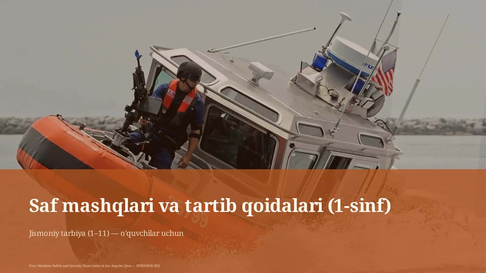 Saf mashqlari va tartib qoidalari (1-sinf)