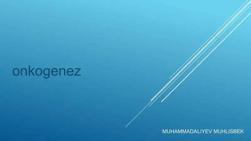 Onkogenez