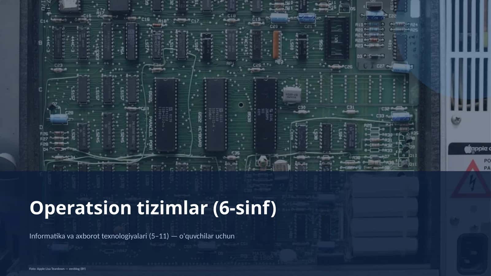 Operatsion tizimlar (6-sinf)