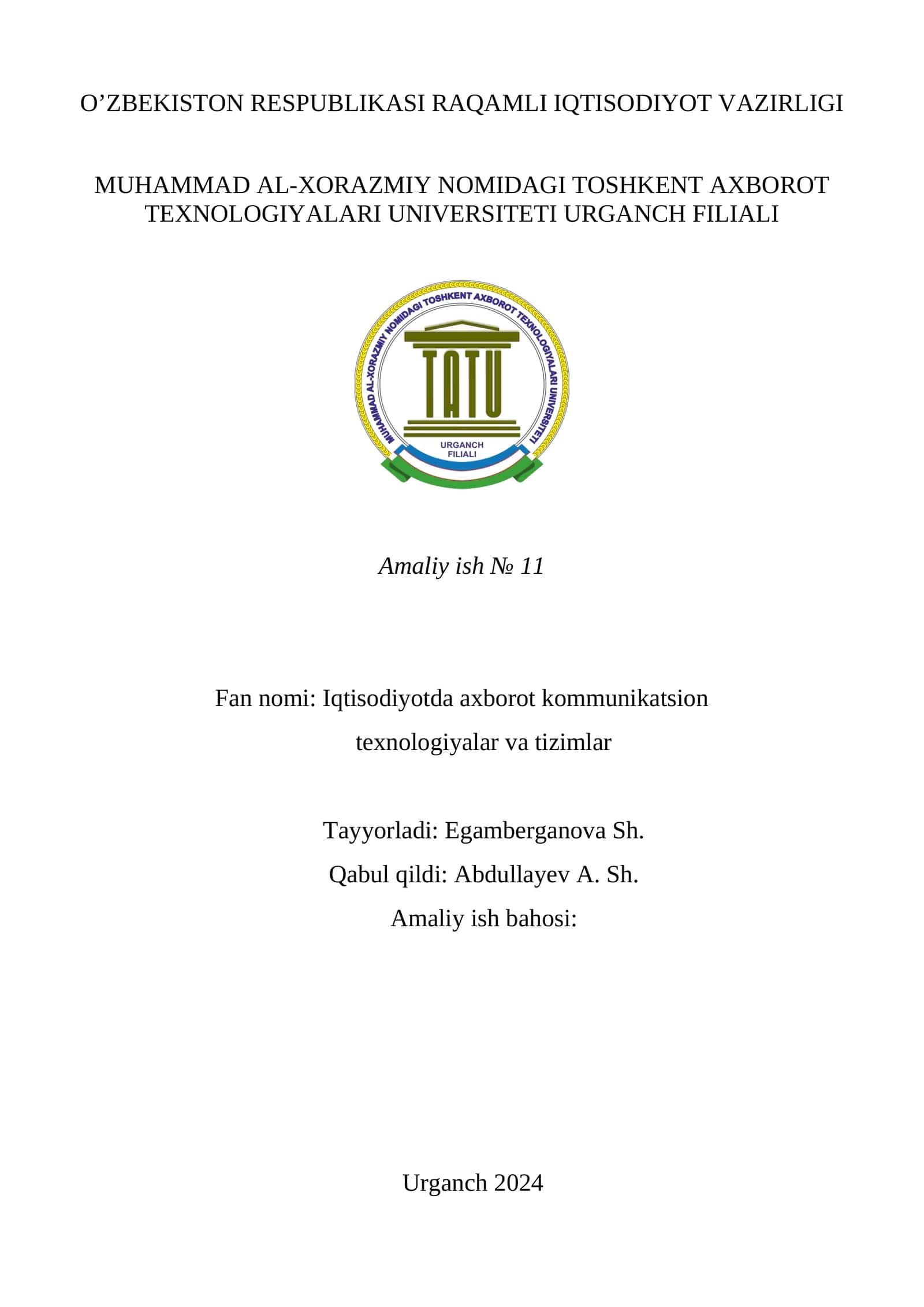 TO’G’RI RUSUMIY STATISTIK