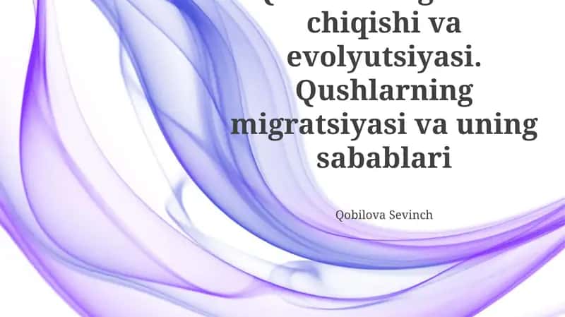 Qushlarning kelib chiqishi va evolyutsiyasi