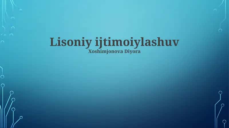 Lisoniy ijtimoiylashuv